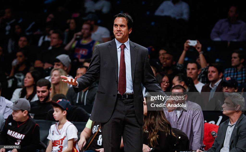 NBA basketball game - Brooklyn Nets vs Miami Heat