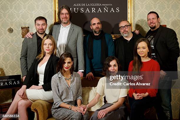 Producer Kiko Martinez, director Juanfer Andres, actor Luis Tosar, producer Alex de la Iglesia, director Esteban Roel, actresses Carolina Bang,...