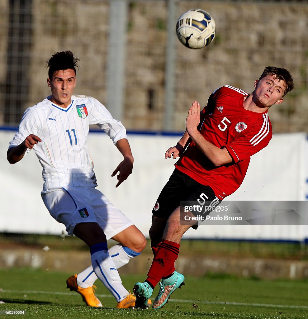 Italy U19 v Albania U19