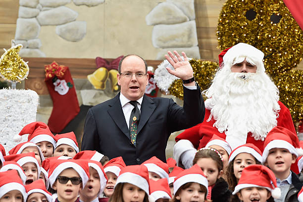 MCO: Prince Albert II of Monaco Attends The Christmas Gifts Distribution At Monaco Palace in Monte-Carlo