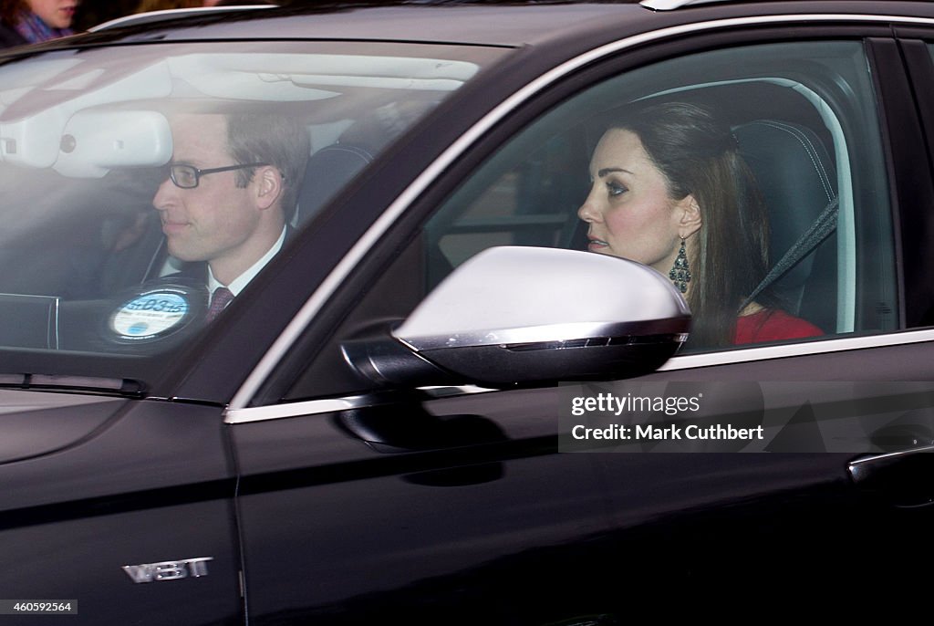 The Queen Hosts Christmas Lunch At Buckingham Palace