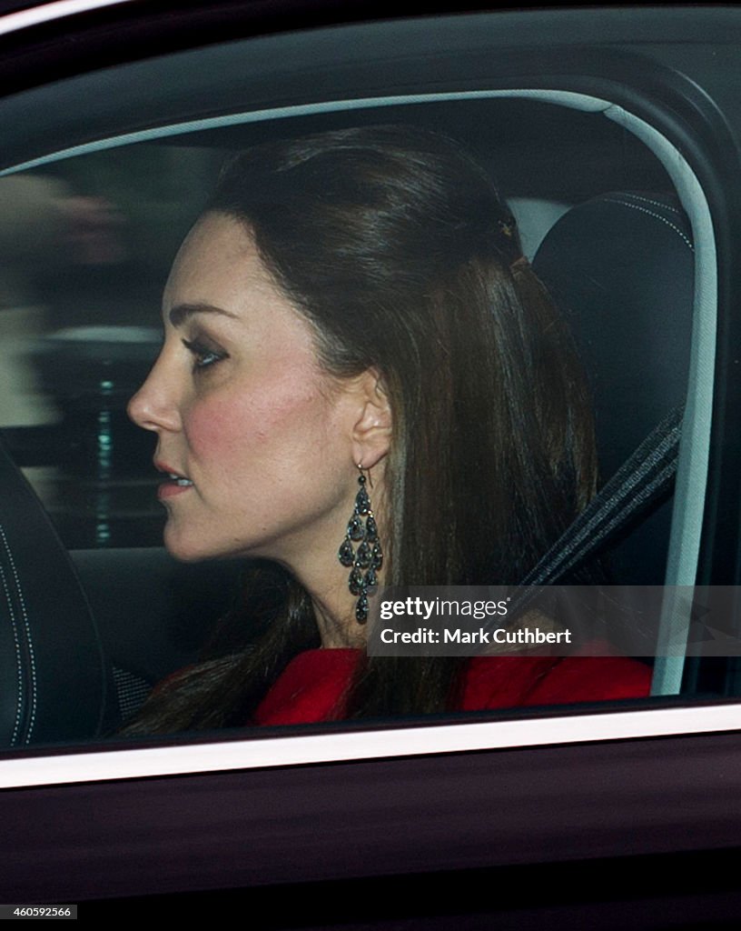 The Queen Hosts Christmas Lunch At Buckingham Palace