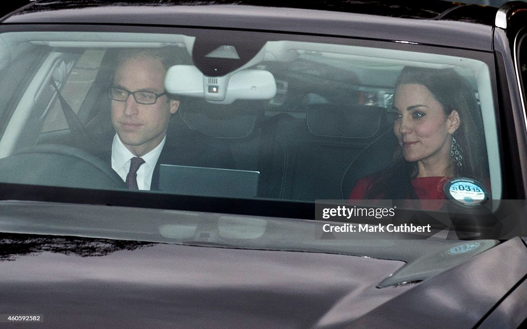 The Queen Hosts Christmas Lunch At Buckingham Palace