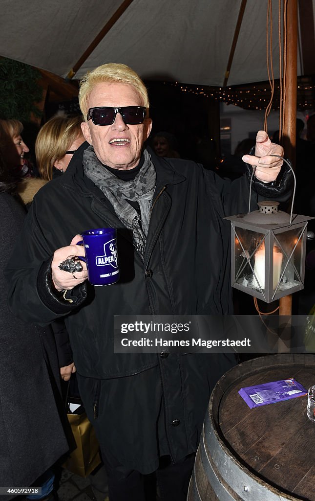 Heino Serves Mulled Wine For Charity