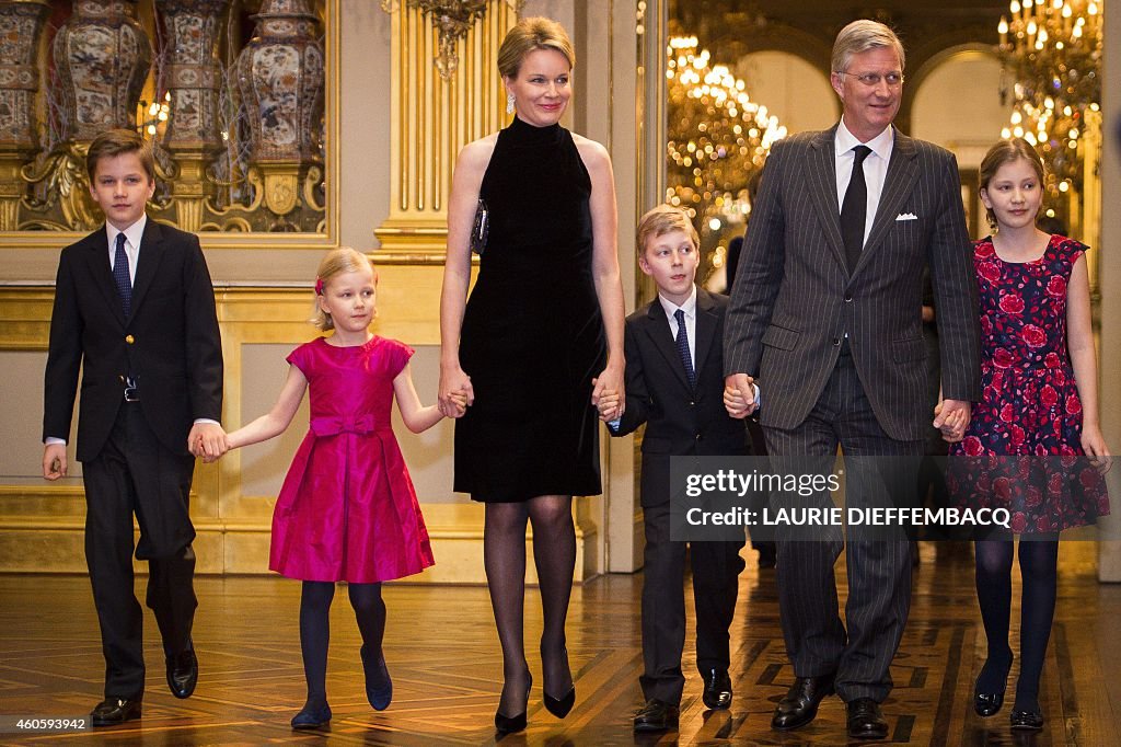 BELGIUM-ROYALS-CHRISTMAS-CONCERT