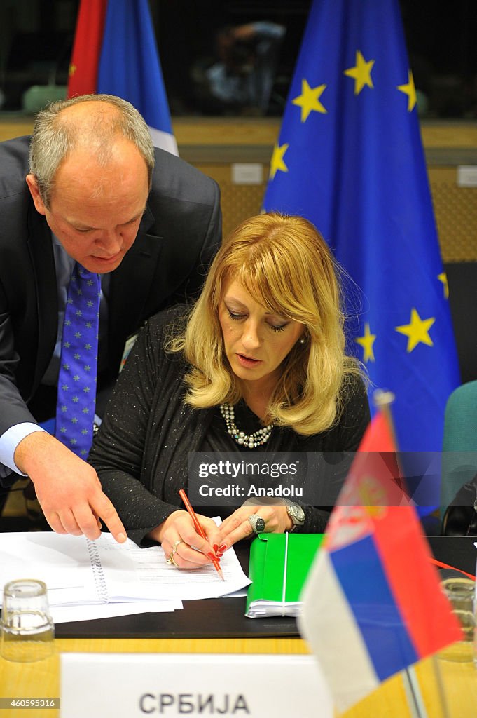 EU-Serbia Stabilisation and Association Council meeting in Brussels
