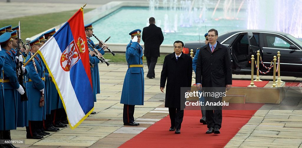 Chinese Prime Minister Li Keqiang in Serbia