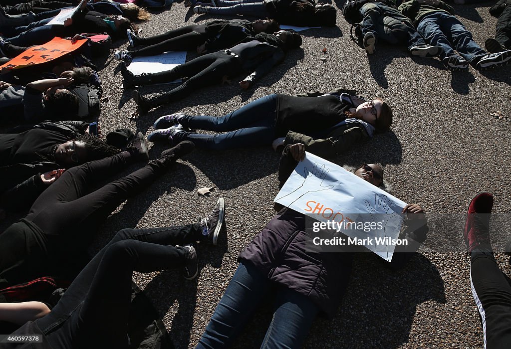 Protesters Demonstrate Over Recent Grand Jury Decisions In Front Of White House