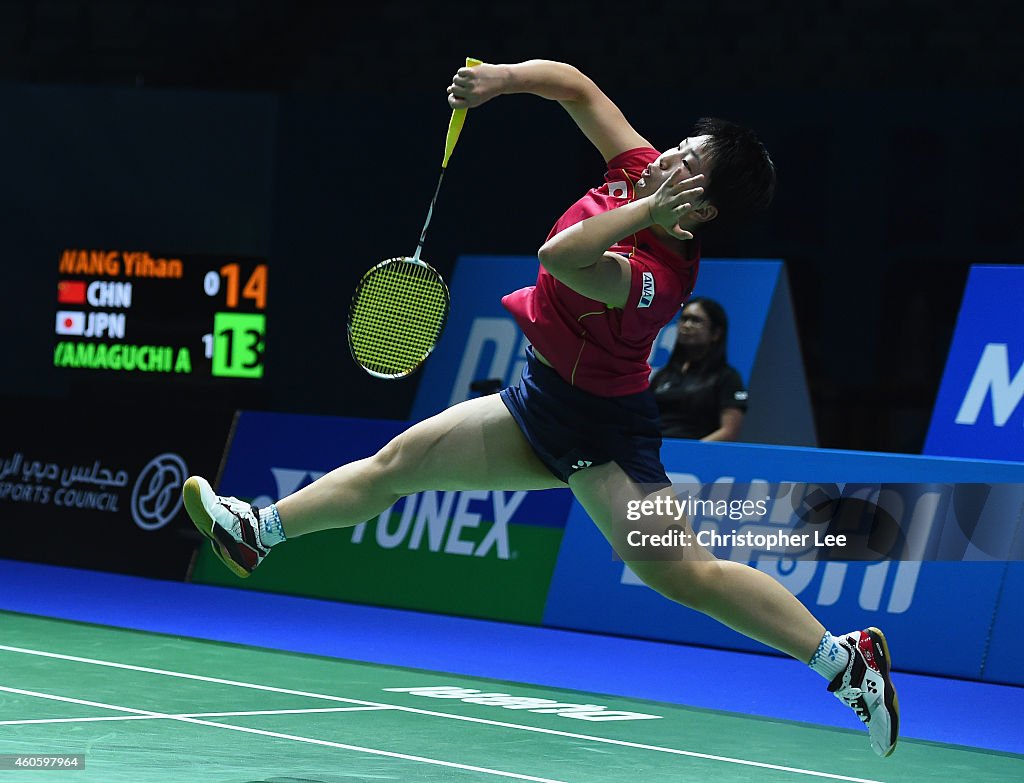 BWF Destination Dubai World Superseries Finals - Day 1