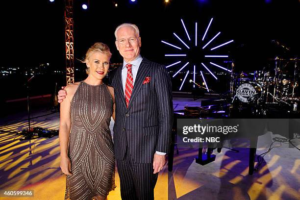 Episode 1615 -- Pictured: Alison Sweeney, Tim Gunn --