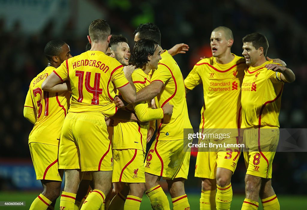 Bournemouth v Liverpool - Capital One Cup Quarter-Final