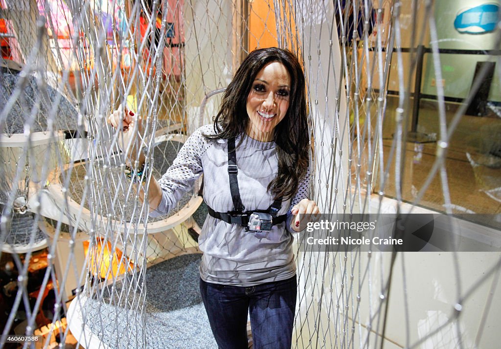 Melissa Gorga & Family Visit Liberty Science Center's New Infinity Climber Exhibit