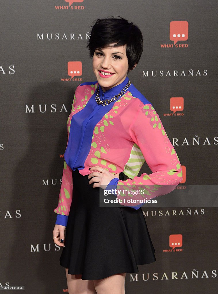 "Musaranas" Premiere In Madrid