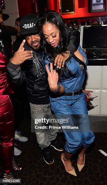 Jermain Dupri and Mimi Faust attend Diamonds of Atlanta on December 9, 2014 in Atlanta, Georgia.