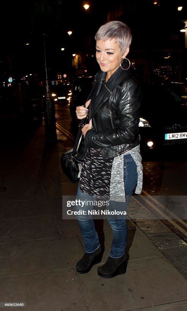 London Celebrity Sightings -  December 17, 2014