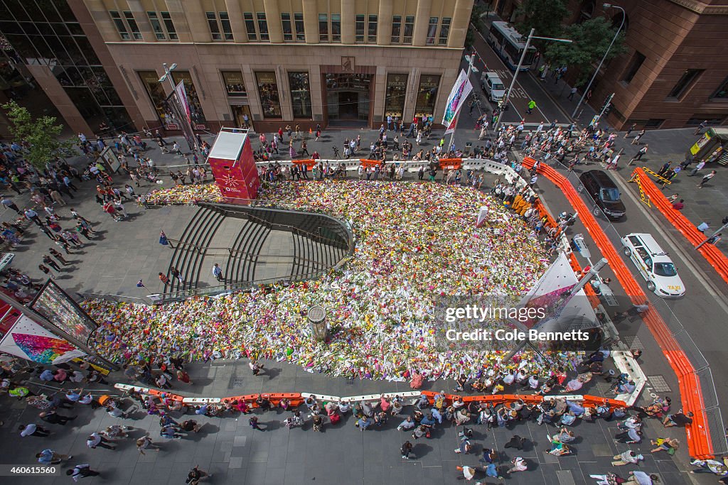 Sydney Pays Respect To Victims After 16 Hour Siege
