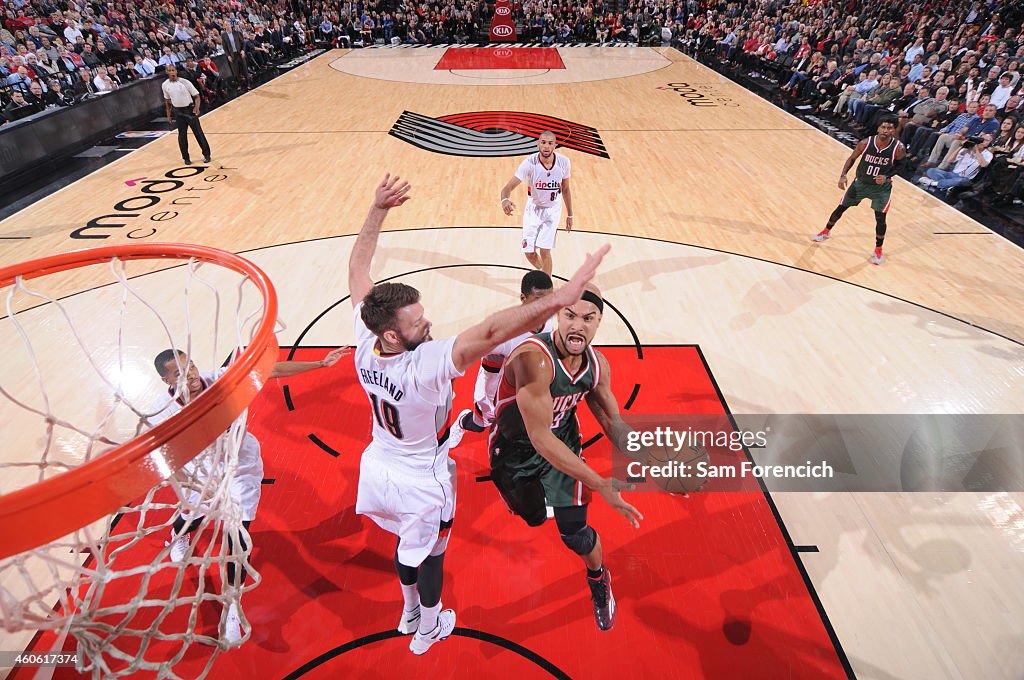 Milwaukee Bucks v Portland Trail Blazers