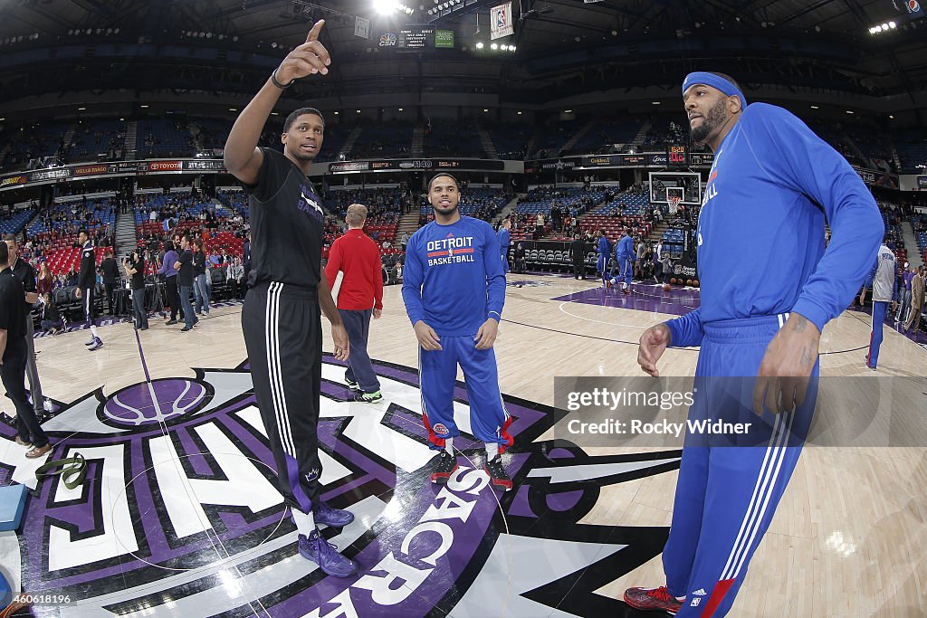 Detroit Pistons v Sacramento Kings