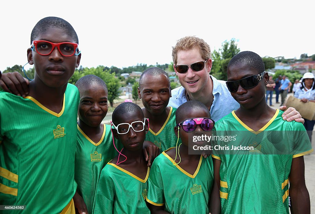 Prince Harry Visits Lesotho With His Charity Sentebale