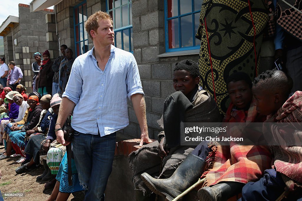 Prince Harry Visits Lesotho With His Charity Sentebale