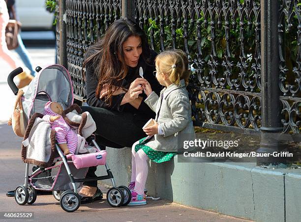 Bethenny Frankel and Bryn Hoppy are seen on May 15, 2013 in New York City.