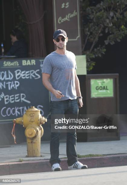 Chace Crawford is seen on September 10, 2013 in Los Angeles, California.