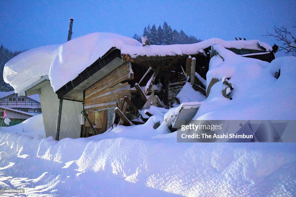 Winter Storm Hit Across Sea Of Japan Side