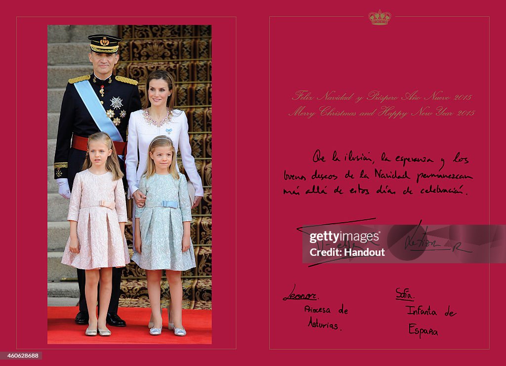 Spanish Royals Christmas Cards 2014