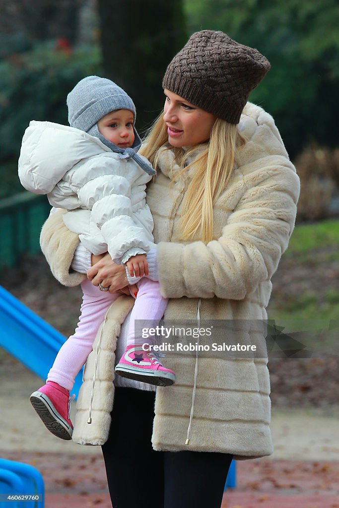 Milan Celebrity Sightings -  December 18, 2014