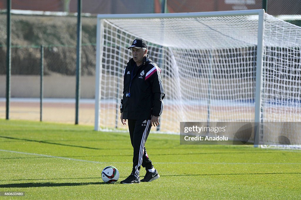 Real Madrid training ahead of final of the FIFA Club World Cup football match