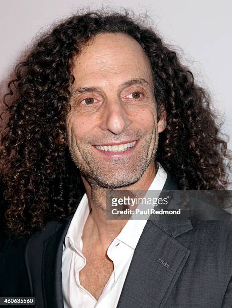 Musician Kenny G attends ISINA collaboration announcement at Capitol Recording Studios Holiday Party at Capitol Records Studio on December 17, 2014...