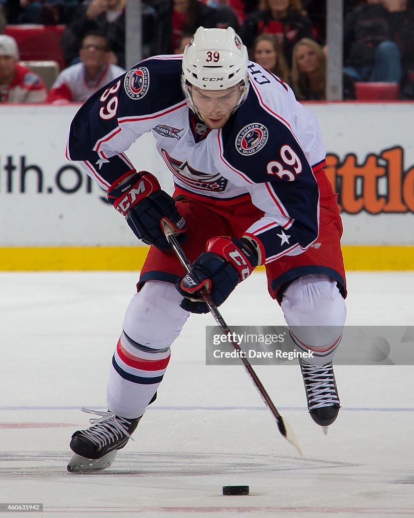 Columbus Blue Jackets v Detroit Red Wings