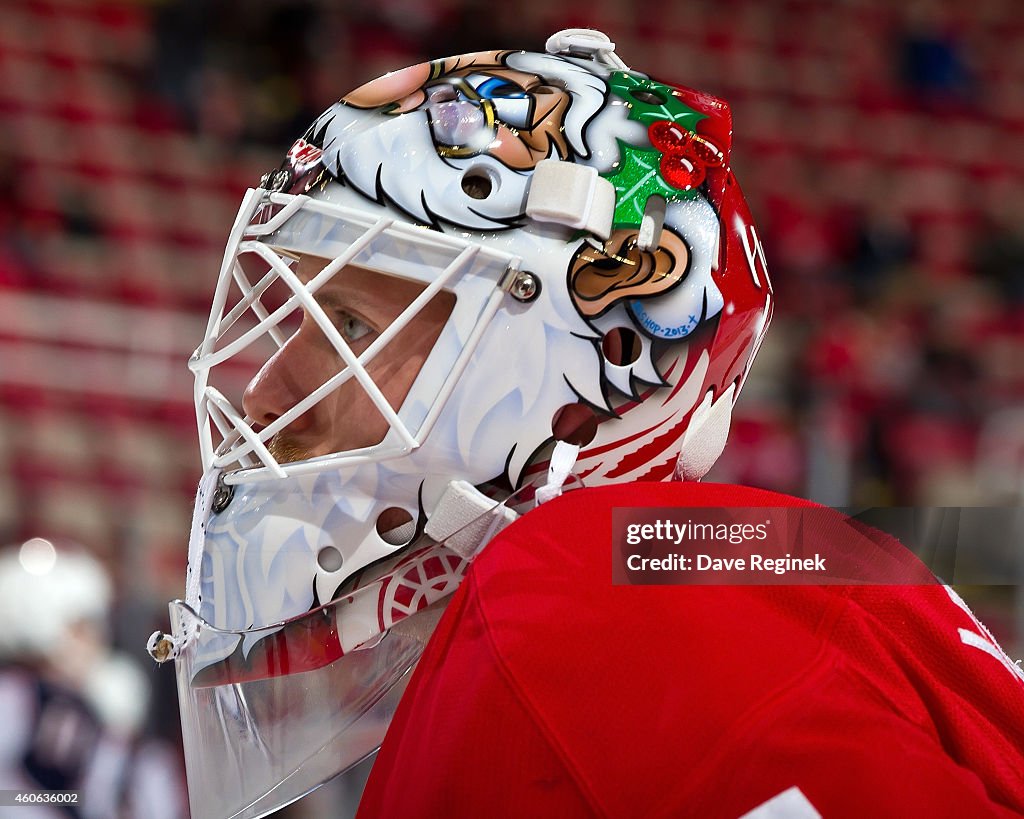 Columbus Blue Jackets v Detroit Red Wings