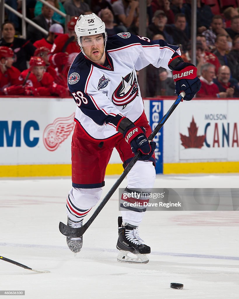 Columbus Blue Jackets v Detroit Red Wings