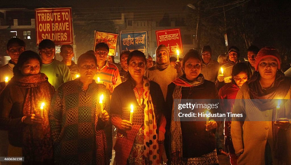 Candle March Taken Out Against Peshawar Carnage