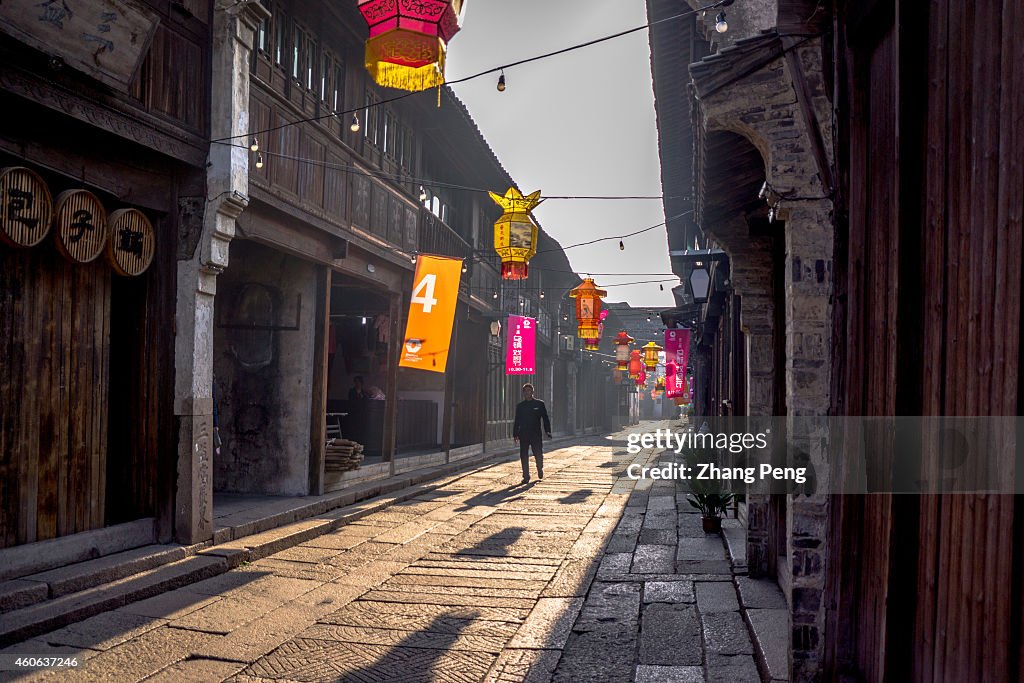 Quiet alley in the morning glow.  Located in the centre of...