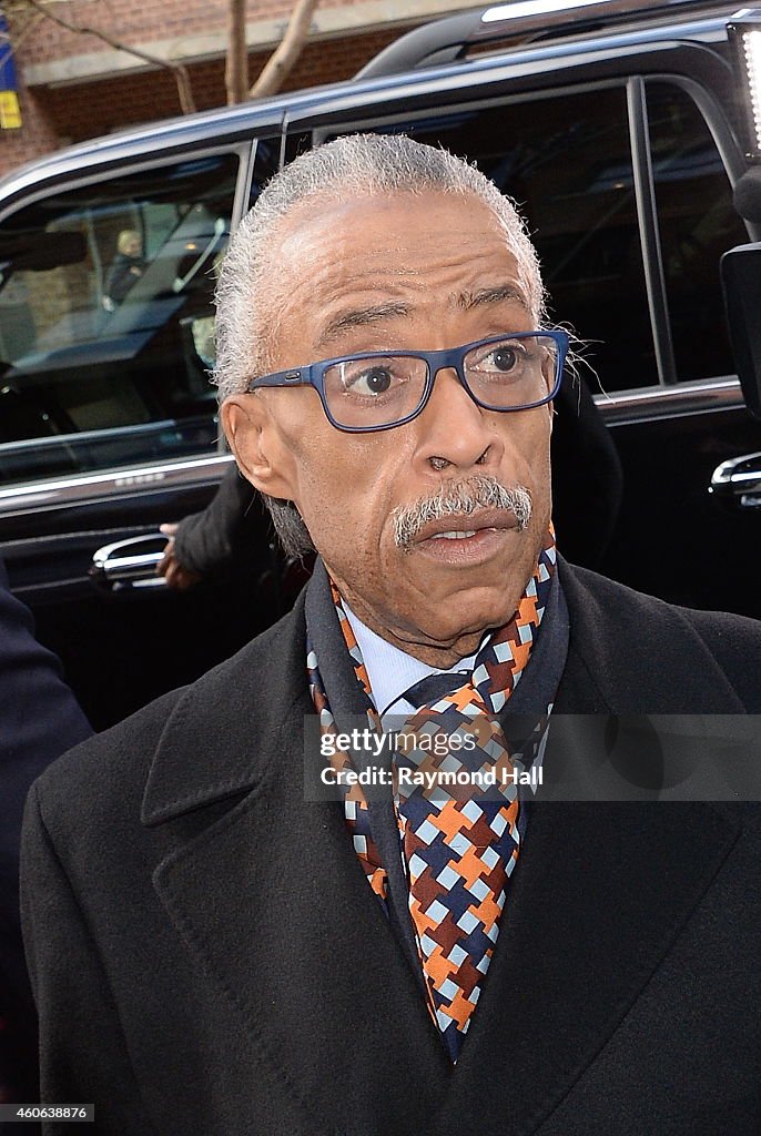 Celebrity Sightings In New York City - December 18, 2014