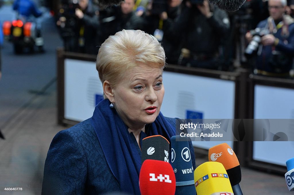 European Council meeting in Brussels