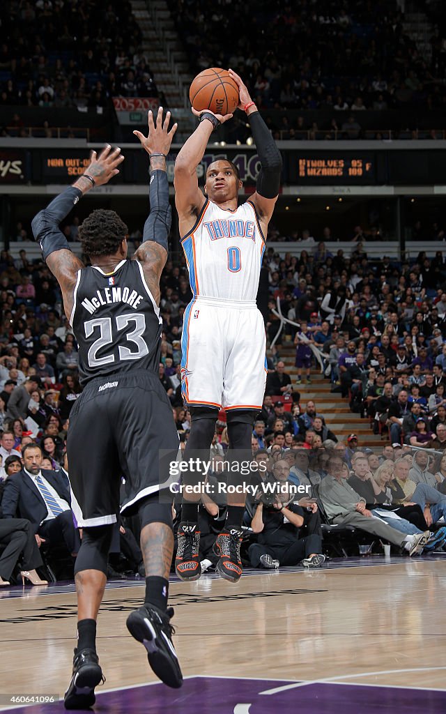 Oklahoma City Thunder v Sacramento Kings