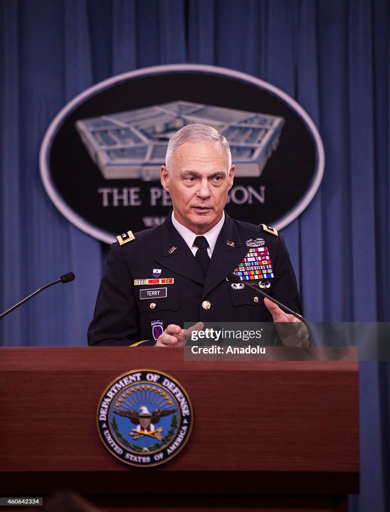 Briefing on Operation Inherent Resolve at the Pentagon