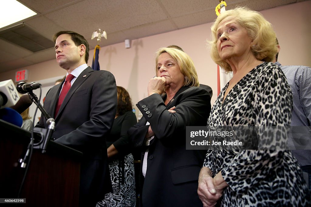 Marco Rubio, Florida Congressional Reps, Hold Press Conference On  New US-Cuba Policy