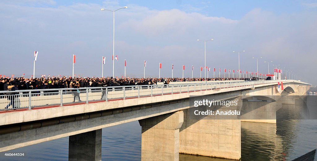 Bridge built after 79 years on River Danube
