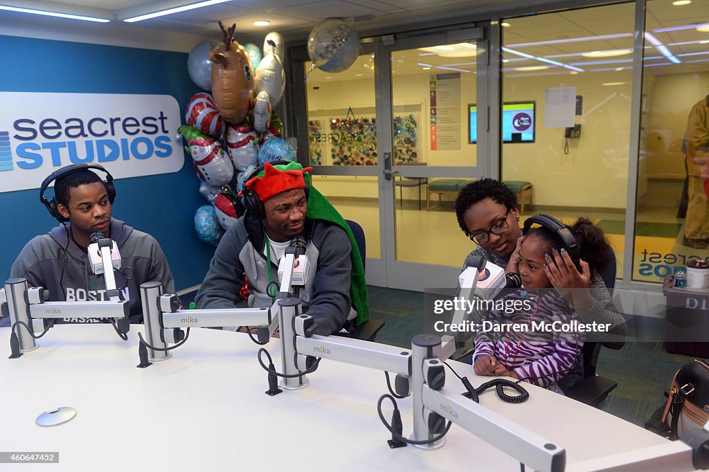 Boston Celtics Bring Holiday Spirit To Boston Children's Hospital