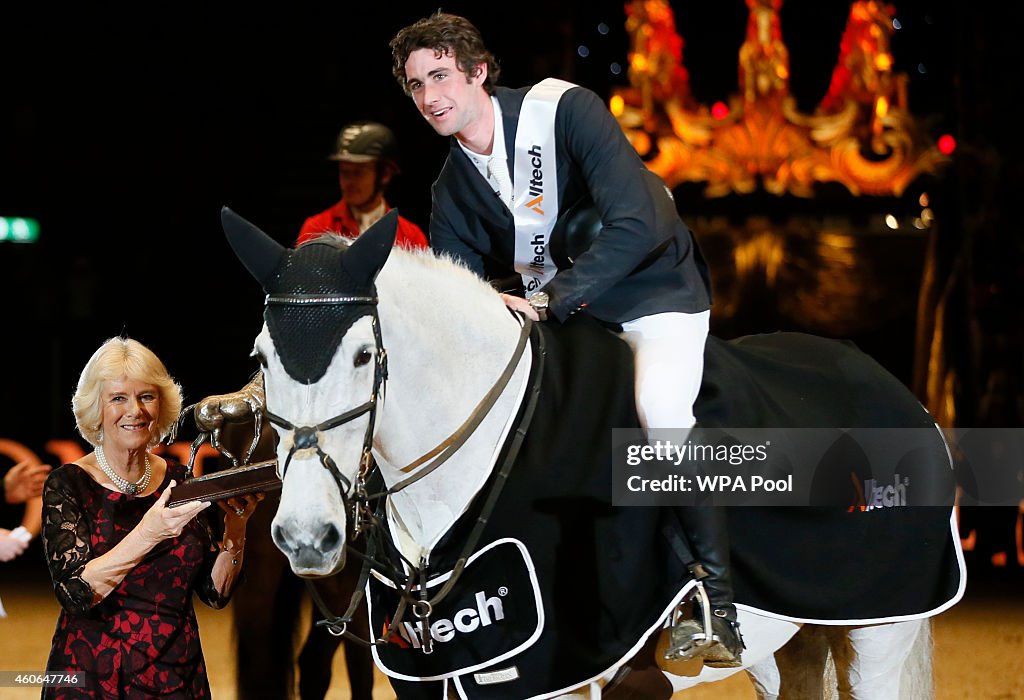 The Duchess of Cornwall Visits The London International Horse Show