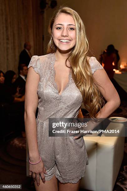 Actress Lia Marie Johnson attends the PEOPLE Magazine Awards at The Beverly Hilton Hotel on December 18, 2014 in Beverly Hills, California.