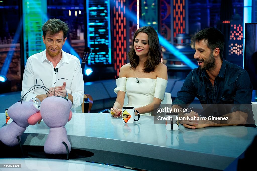 Hugo Silva Attends "El Hormiguero" Tv Show