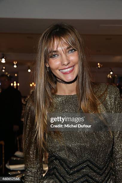 Alina Baikova attends the Annual Charity Dinner Hosted By The AEM Association Children Of The World For Rwanda At Espace Pierre Cardin In Paris at...