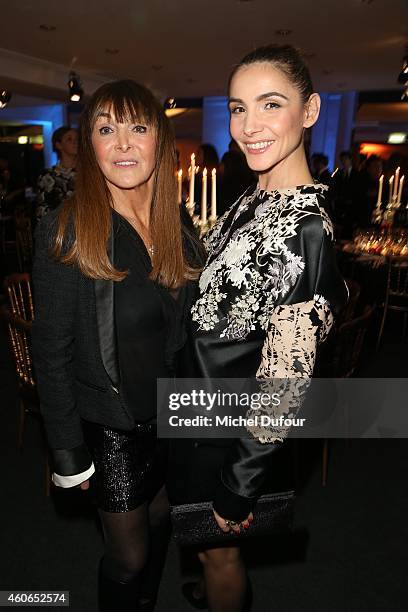 Babeth Djian and Clotilde Coureau attend the Annual Charity Dinner Hosted By The AEM Association Children Of The World For Rwanda At Espace Pierre...