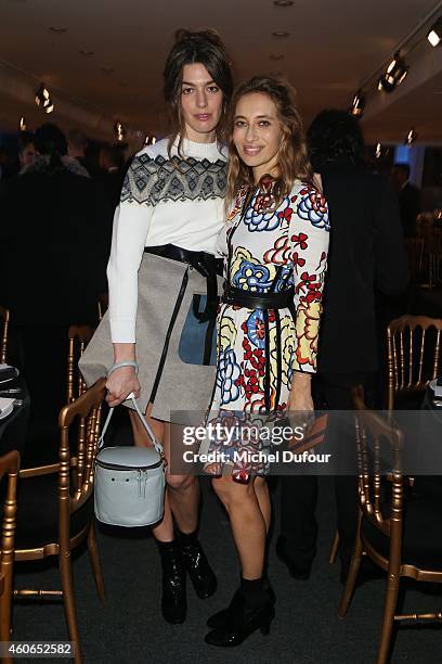 Antonine Peduzzi and Alexandra Golovanoff attend the Annual Charity Dinner Hosted By The AEM Association Children Of The World For Rwanda At Espace...