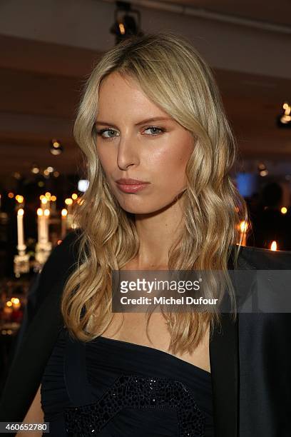 Karolina Kurkova attends the Annual Charity Dinner Hosted By The AEM Association Children Of The World For Rwanda At Espace Pierre Cardin In Paris at...